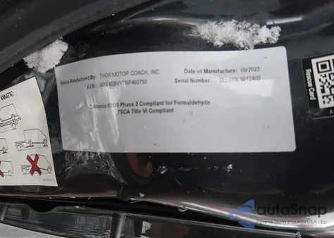 2022 Mercedes-Benz Sprinter 2500 Standard Roof V6 z USA, uszkodzony, nr VIN W1X4EBVY7NP492750